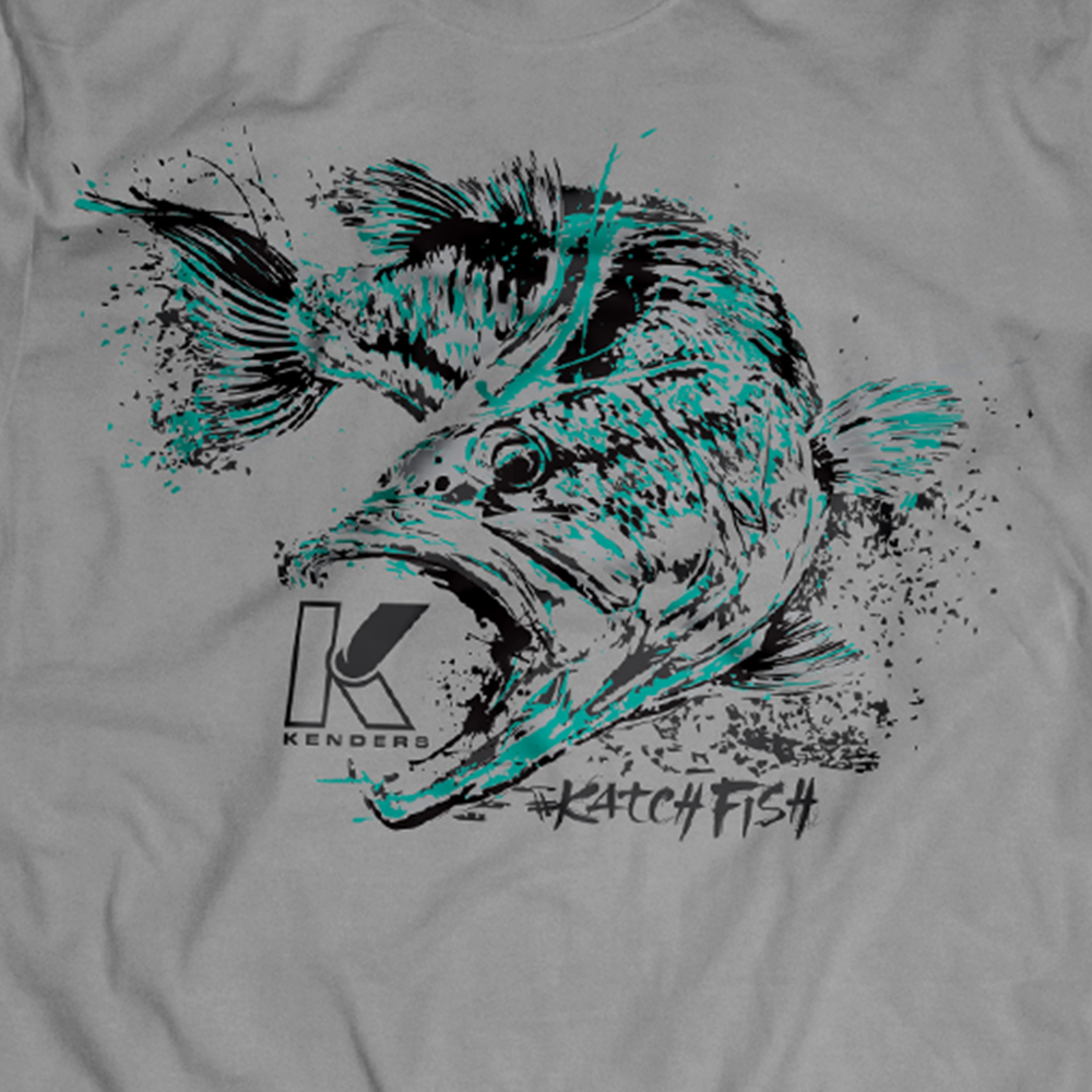 Largemouth Bass Drawing T-Shirt