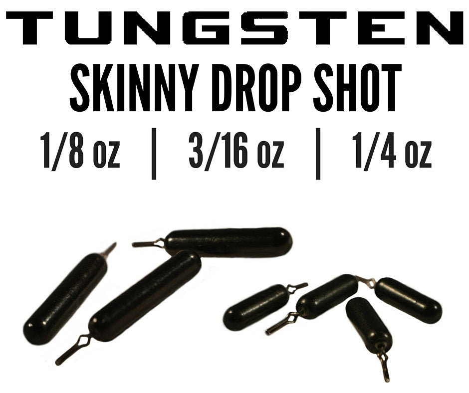 Tungsten Finesse Drop Shot Weights – Flipside Outdoors