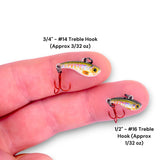 TUNGSTEN T-RIP RAINBOW TROUT MINI VIBE BAIT