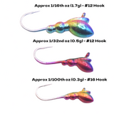 METALLIC RAINBOW ANT TUNGSTEN JIG