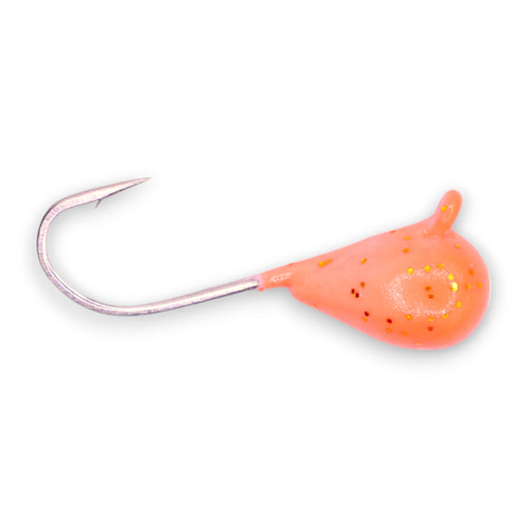 TANGERINE GOLD FLAKE GLOW TUNGSTEN JIG