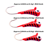 RED STRIPE GLOW TUNGSTEN KANOE JIG