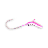 PINK STRIPE GLOW ROCKER TUNGSTEN JIG