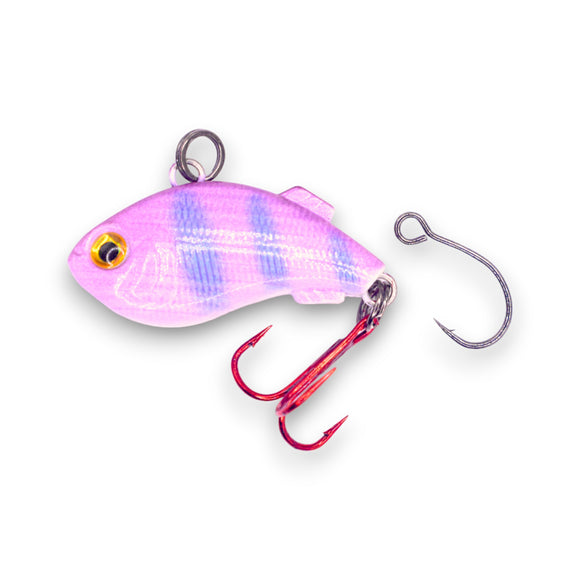 K-RIP PINK PURPLE STRIPE MINI VIBE BAIT