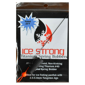 ICE STRONG TITANIUM SPRING BOBBERS - Kenders Outdoors