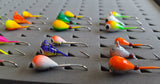 65 PIECE LARGE HOOK TUNGSTEN JIG SET WITH LARGE PAD BOX - Kenders Outdoors